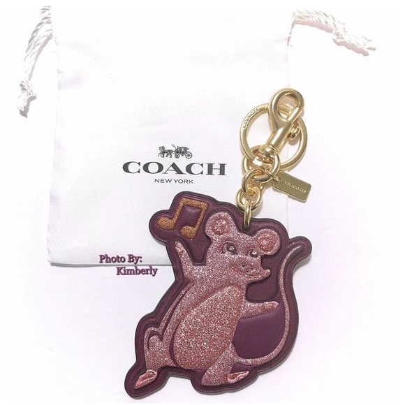 COACH Year of The Rat Keychain Bag Backpack Charm - Picture 6 of 6